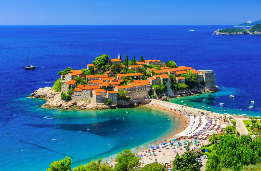 Montenegro Reiseziel Sveti Stefan