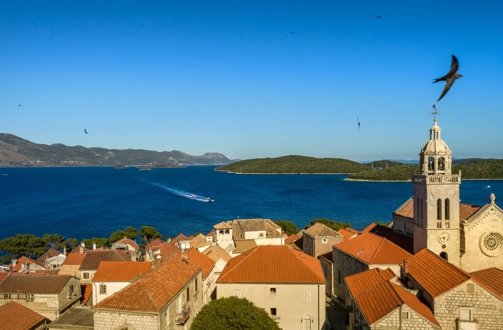 Sueddalmatien Korcula Aminess Hotel Port9 Ortschaft