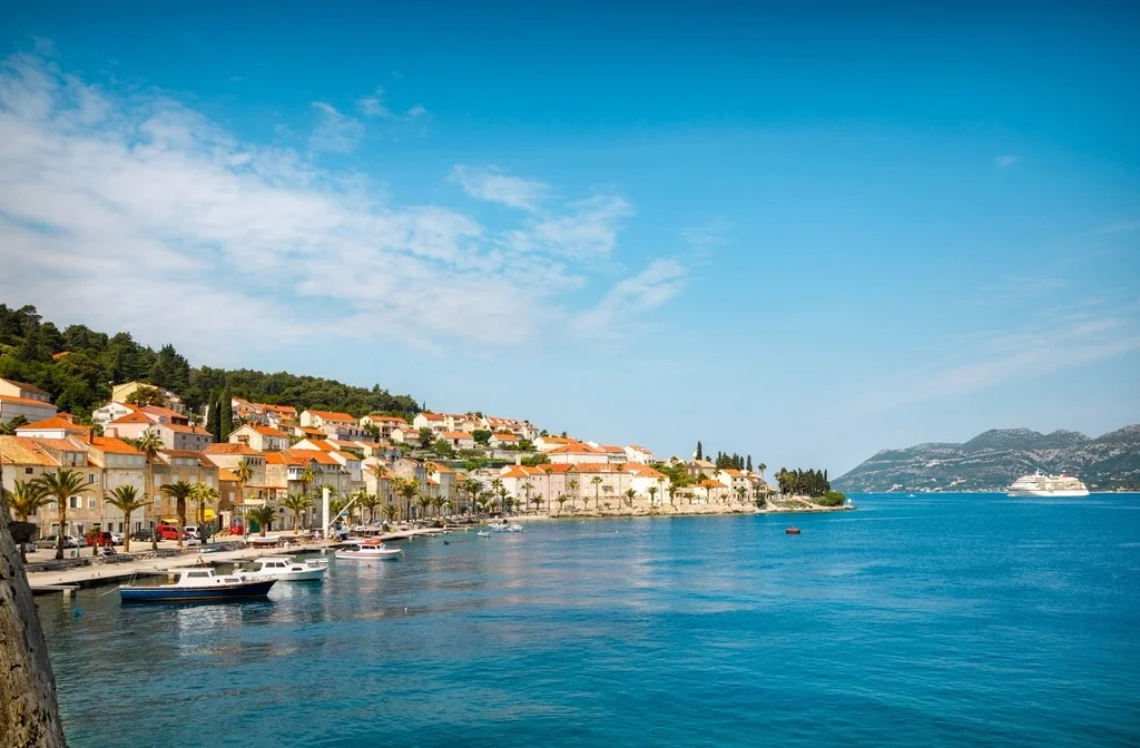 Sueddalmatien Korcula Aminess Hotel Port9 Ortschaft