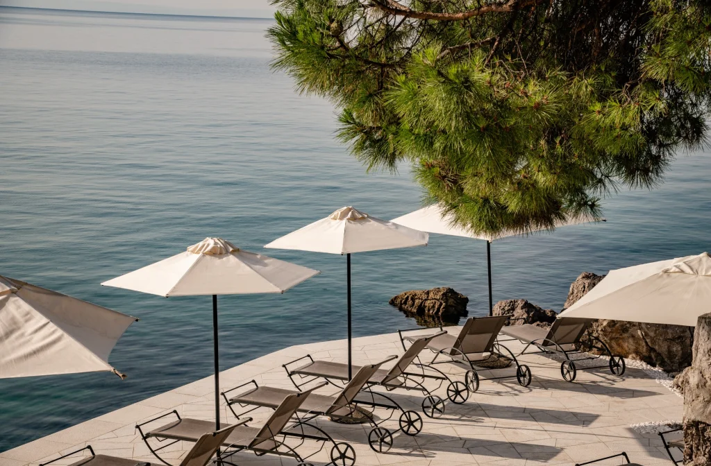 Villa Amalia Opatija Strand Liegestuhl